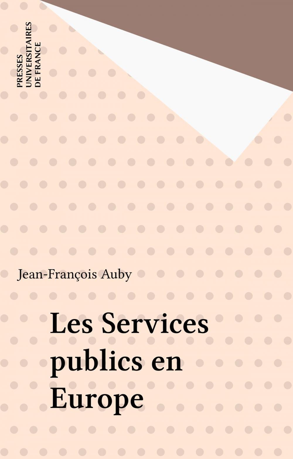 Big bigCover of Les Services publics en Europe