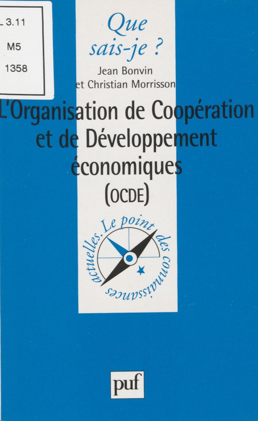 Big bigCover of L'Organisation de coopération et de développement économiques