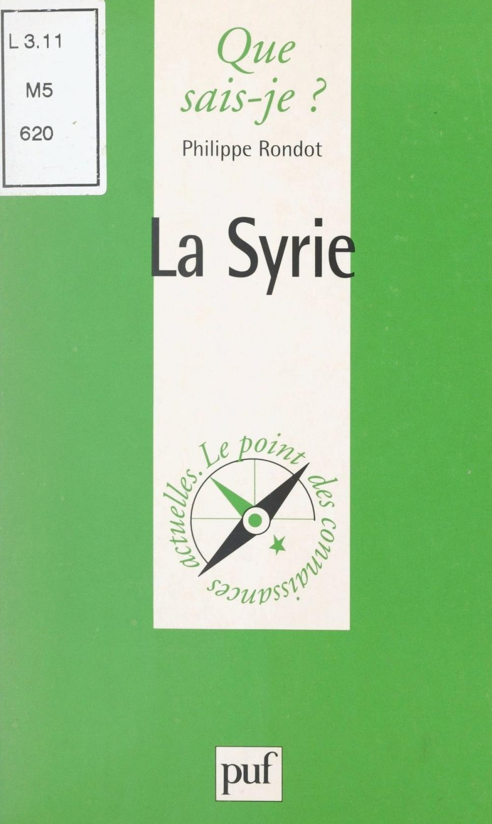 Big bigCover of La Syrie