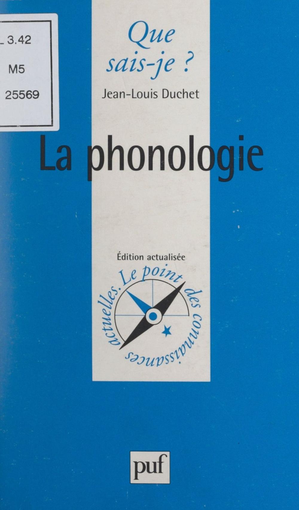 Big bigCover of La phonologie