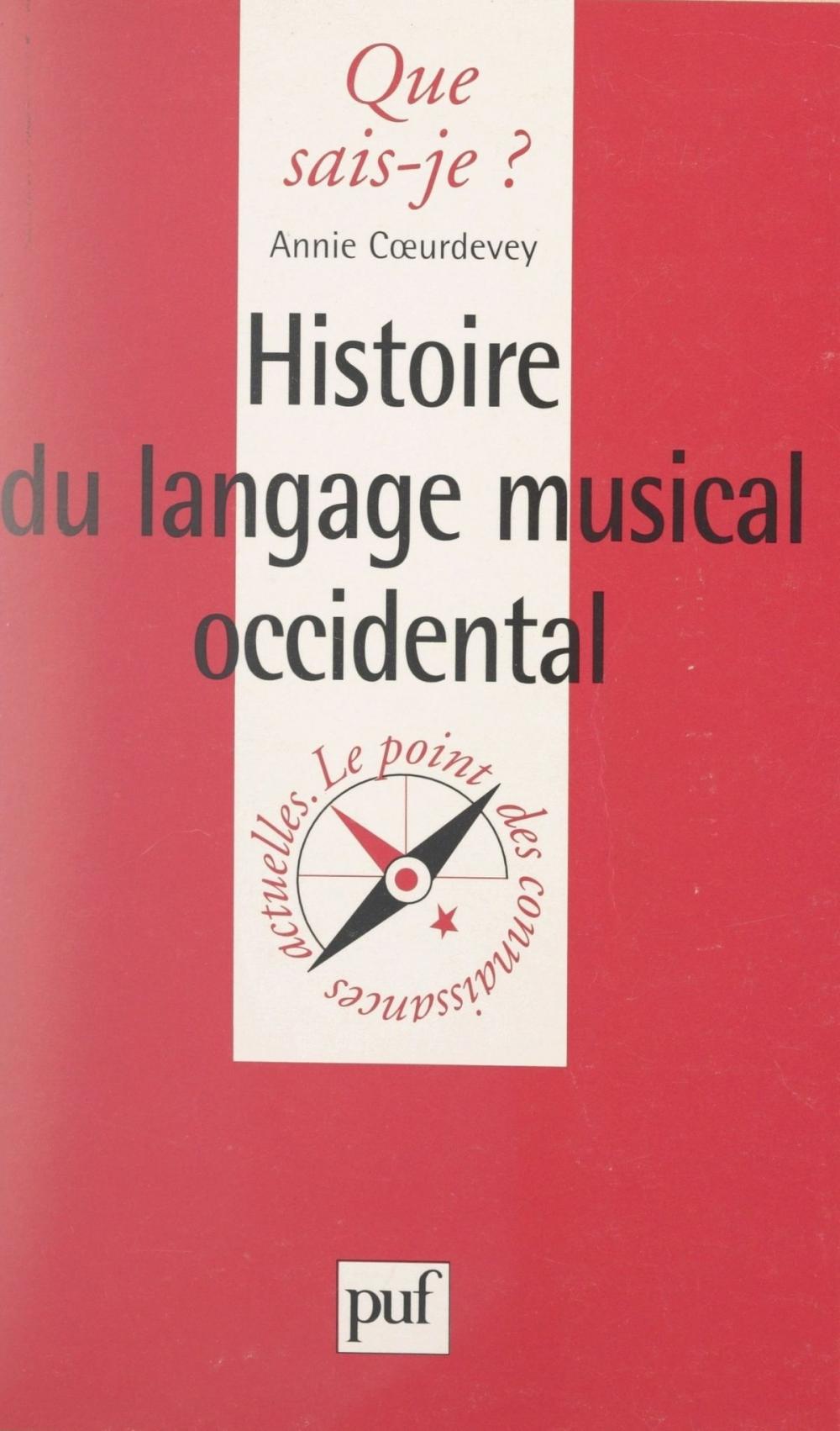 Big bigCover of Histoire du langage musical occidental