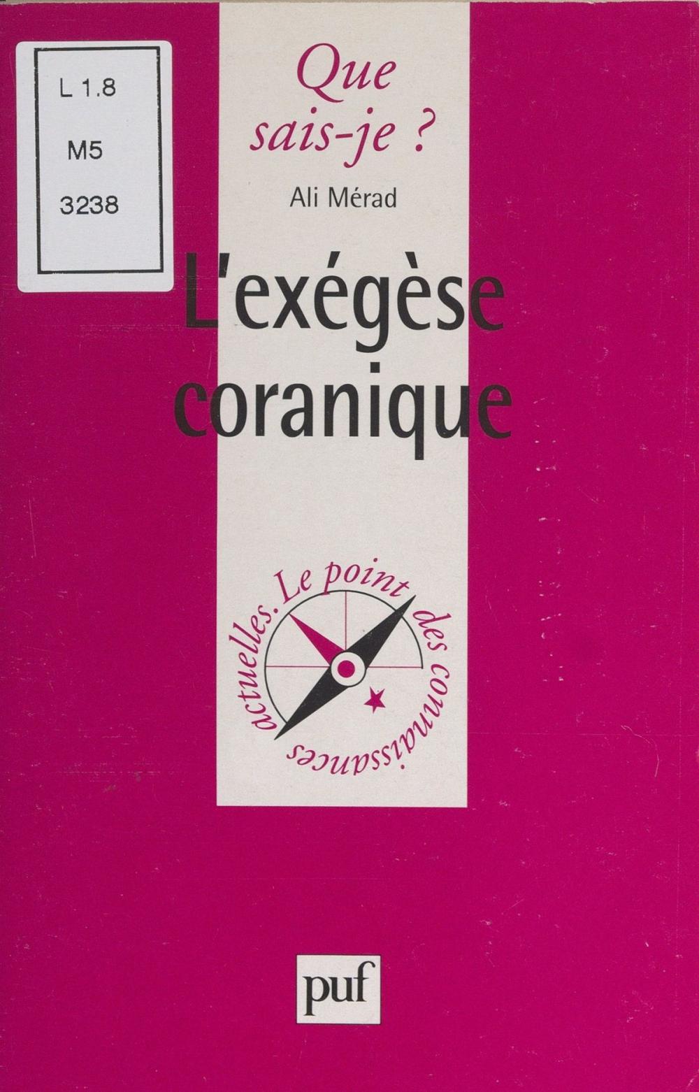 Big bigCover of L'exégèse coranique