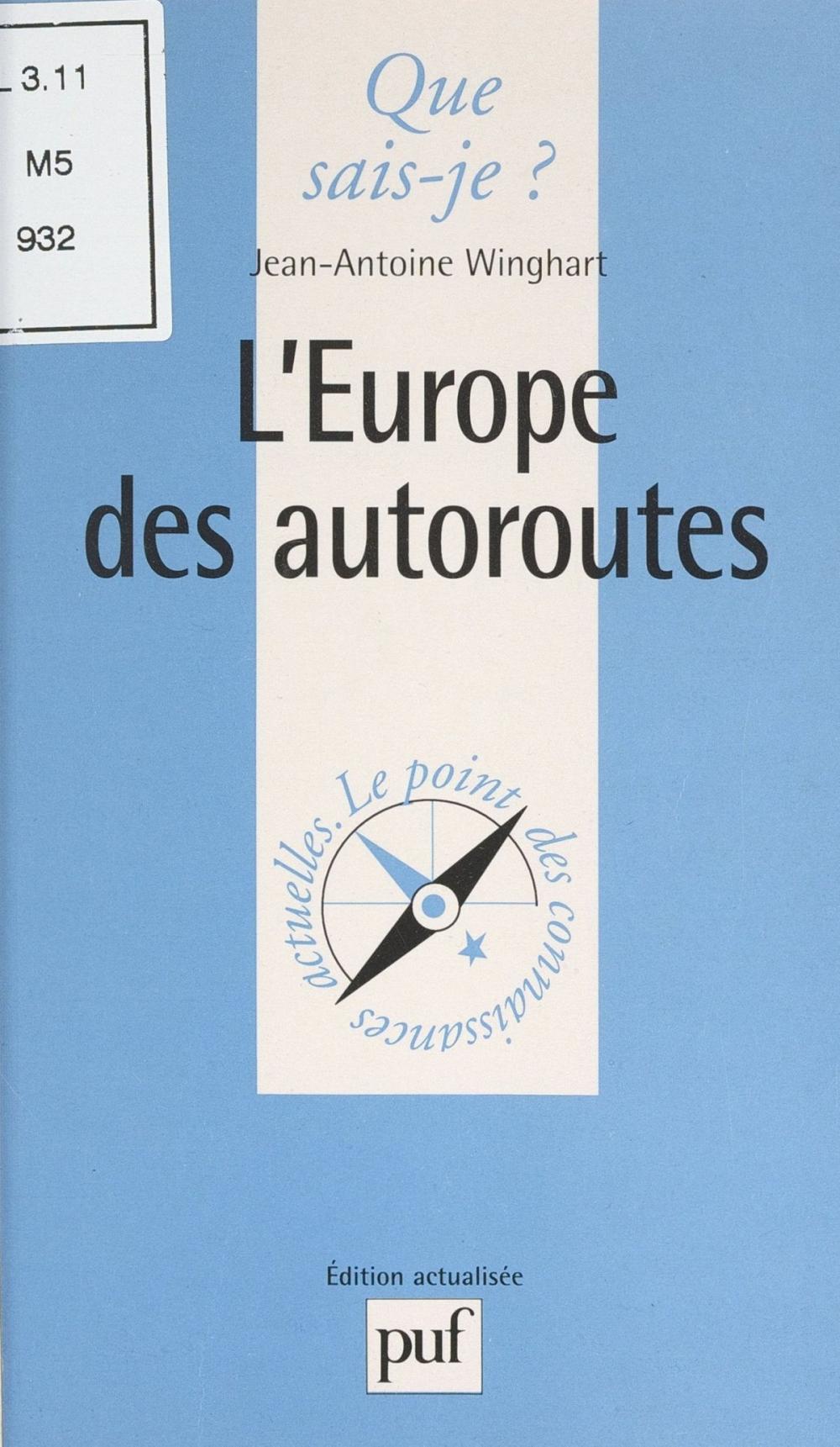 Big bigCover of L'Europe des autoroutes