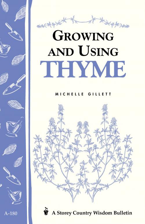 Cover of the book Growing and Using Thyme by Michelle Gillett, Storey Publishing, LLC