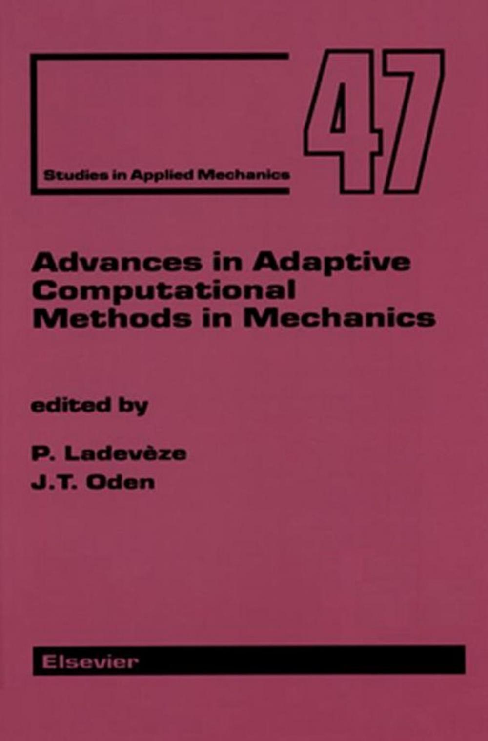 Big bigCover of Advances in Adaptive Computational Methods in Mechanics