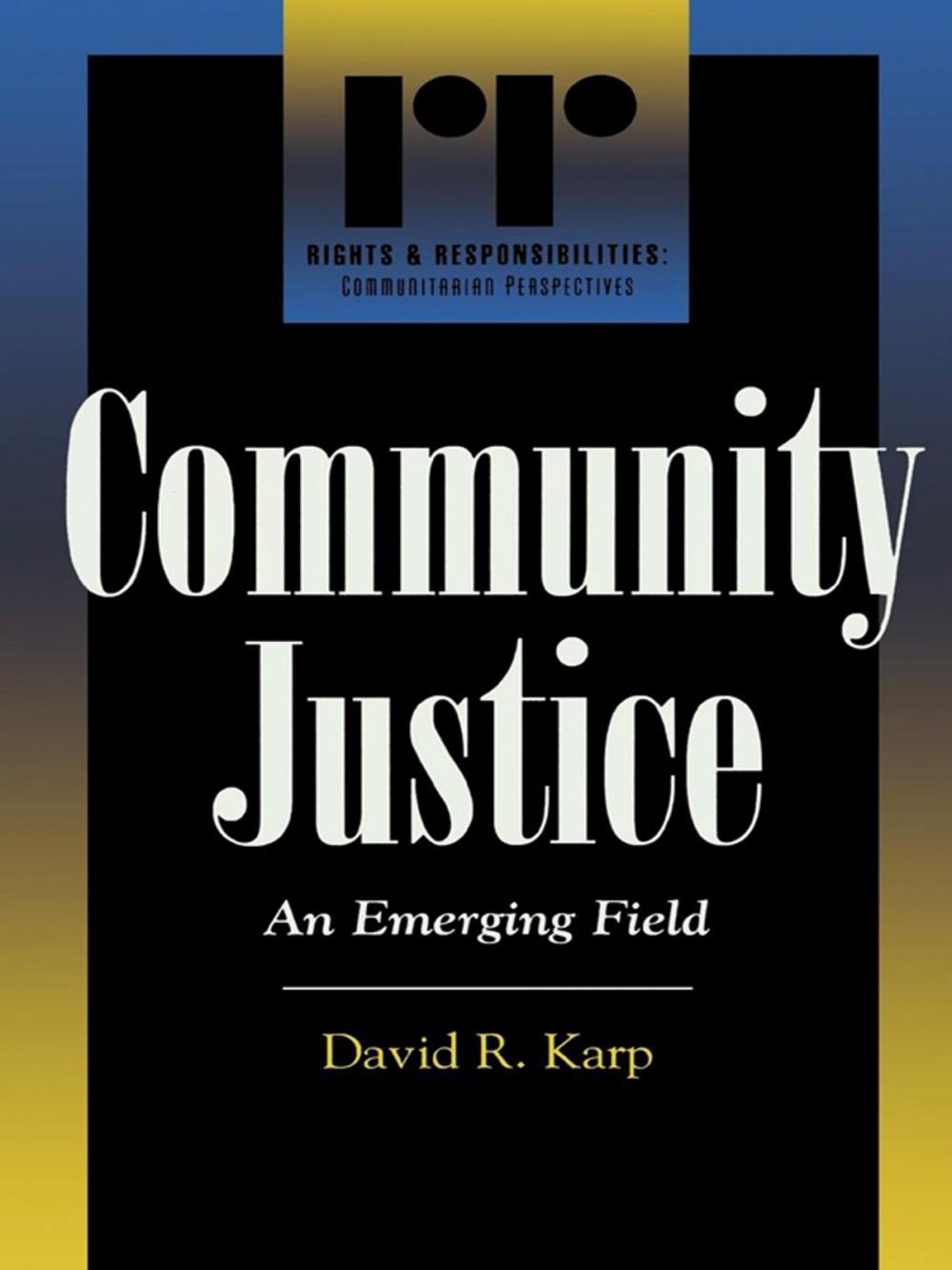 Big bigCover of Community Justice