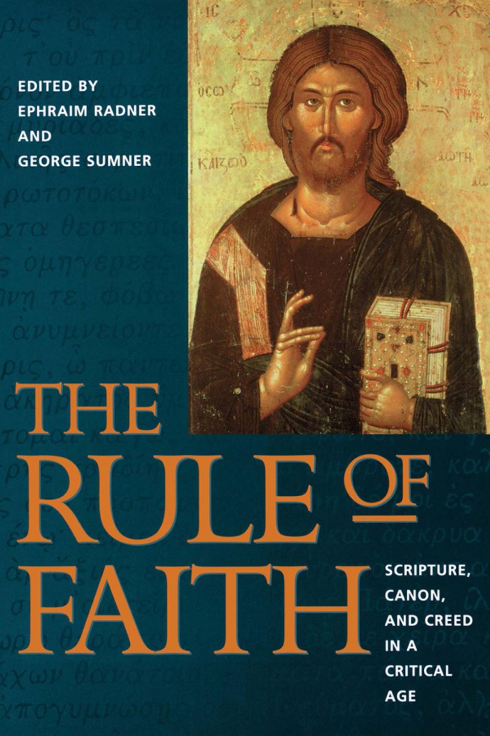 Big bigCover of The Rule of Faith