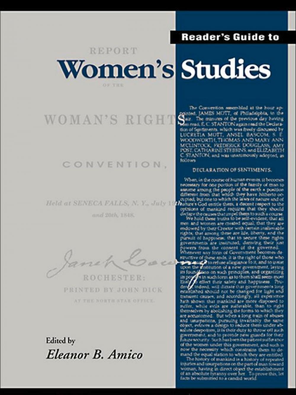 Big bigCover of Reader's Guide to Women's Studies