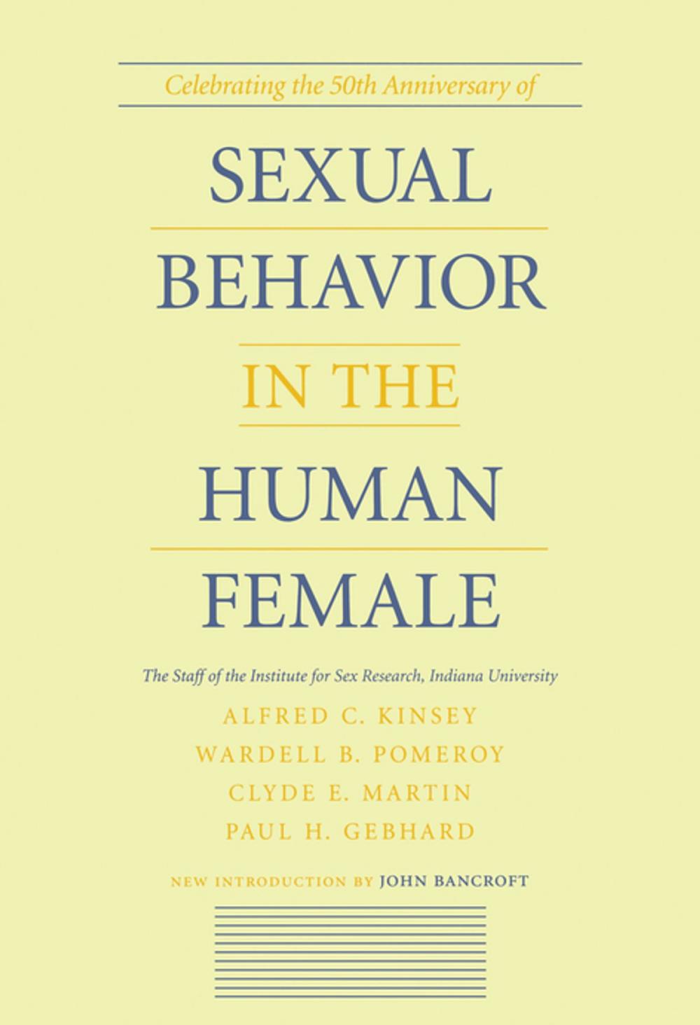 Big bigCover of Sexual Behavior in the Human Female