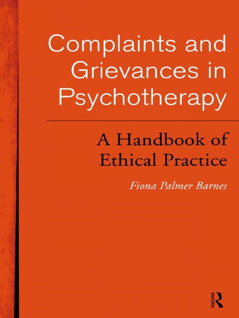 Big bigCover of Complaints and Grievances in Psychotherapy