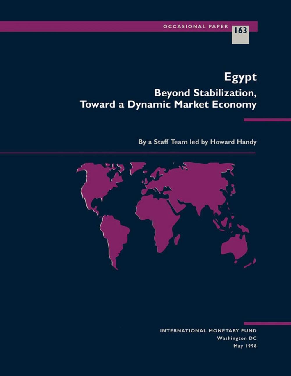 Big bigCover of Egypt:Beyond Stabilization. Toward a Dynamic Market Economy