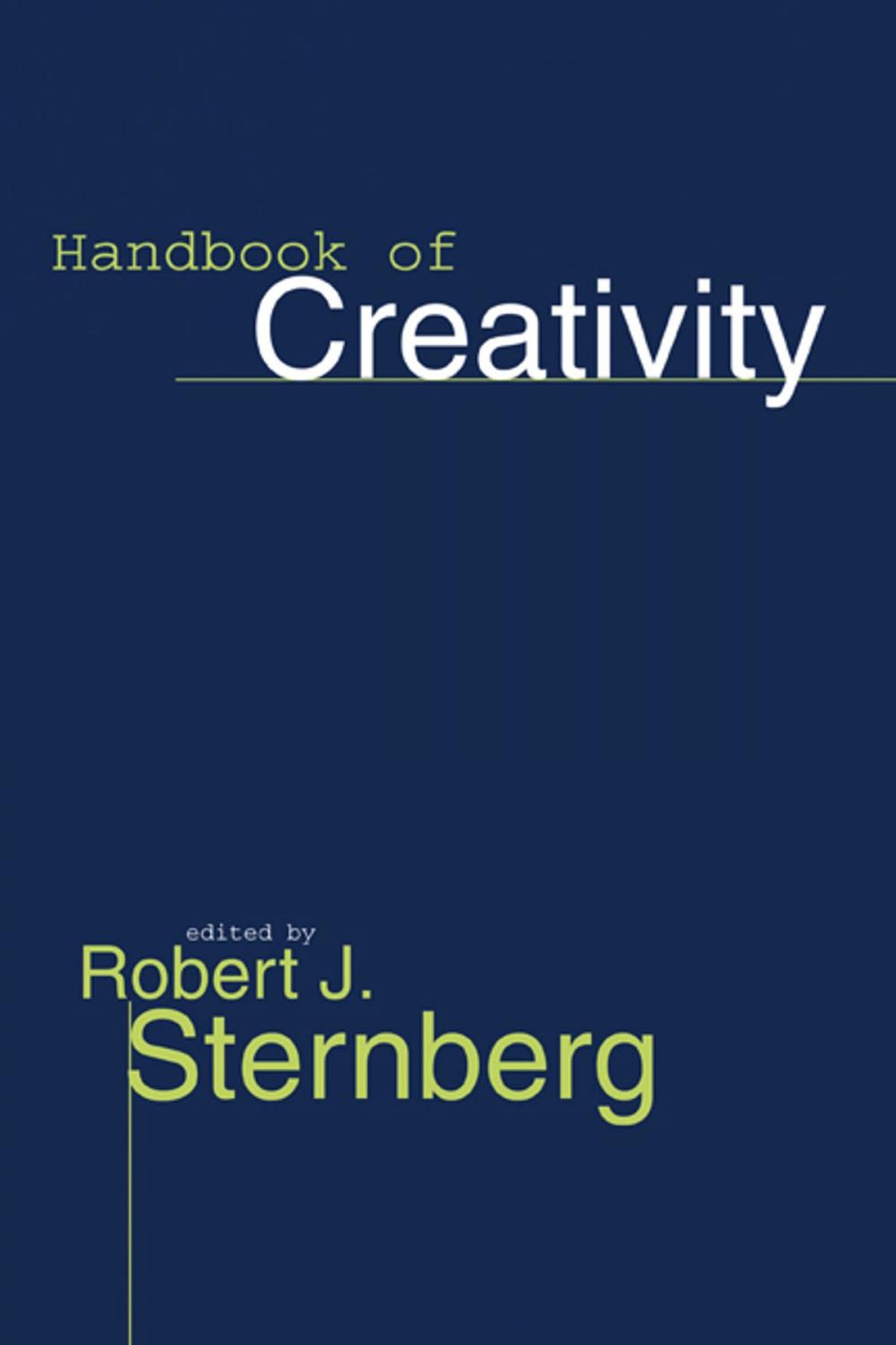 Big bigCover of Handbook of Creativity