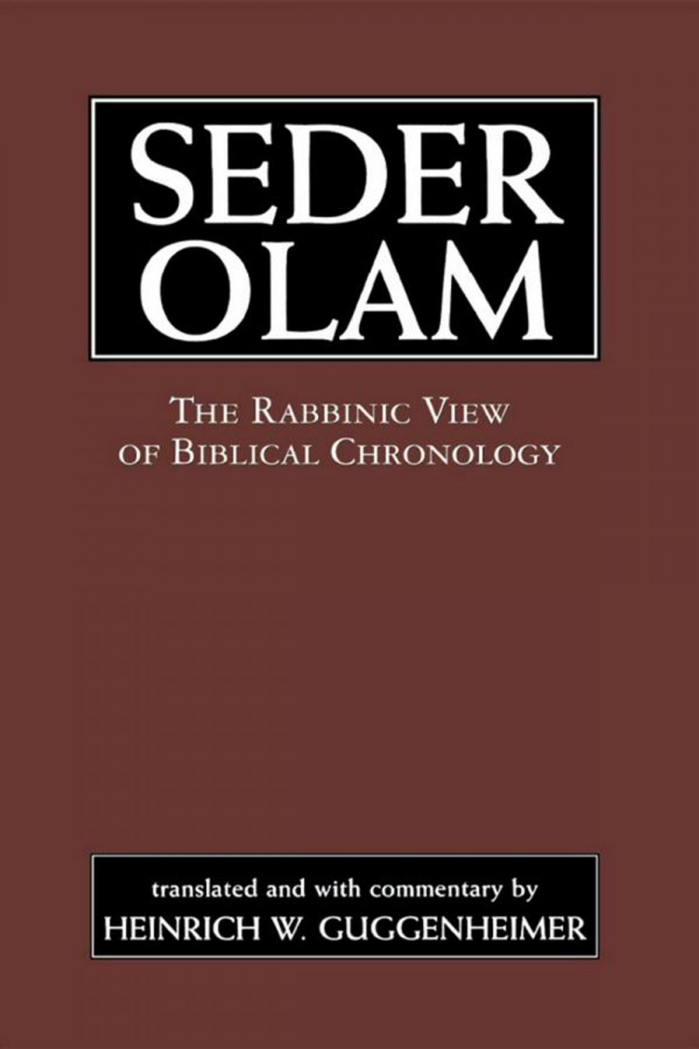 Big bigCover of Seder Olam