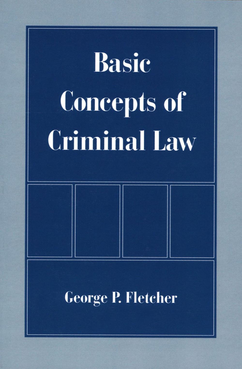 Big bigCover of Basic Concepts of Criminal Law