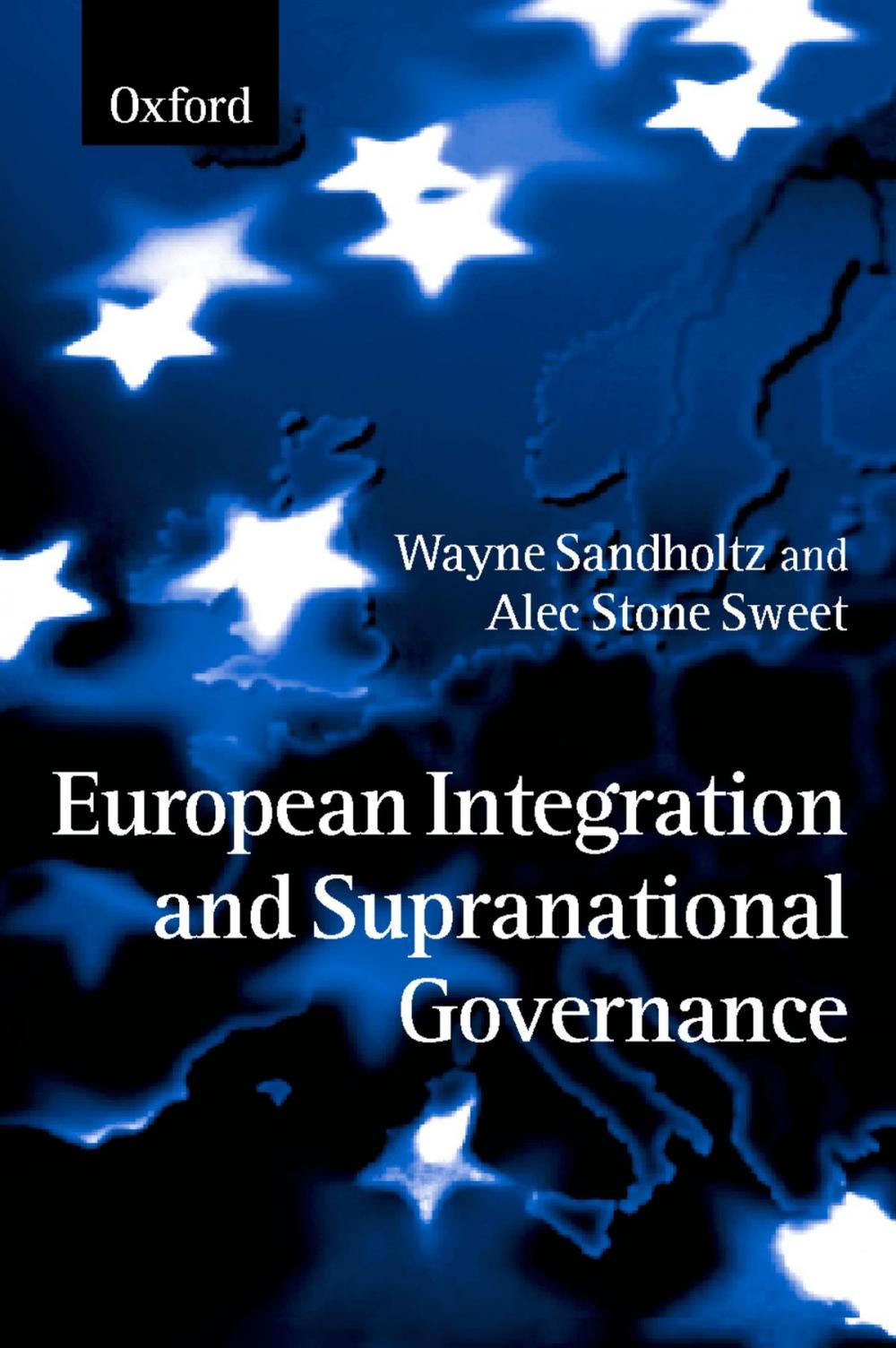 Big bigCover of European Integration and Supranational Governance