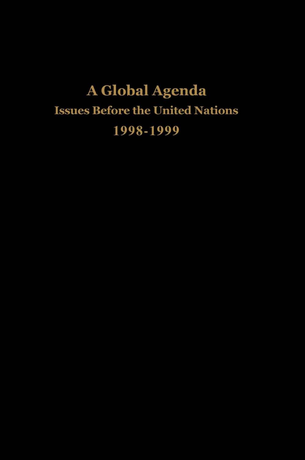 Big bigCover of A Global Agenda