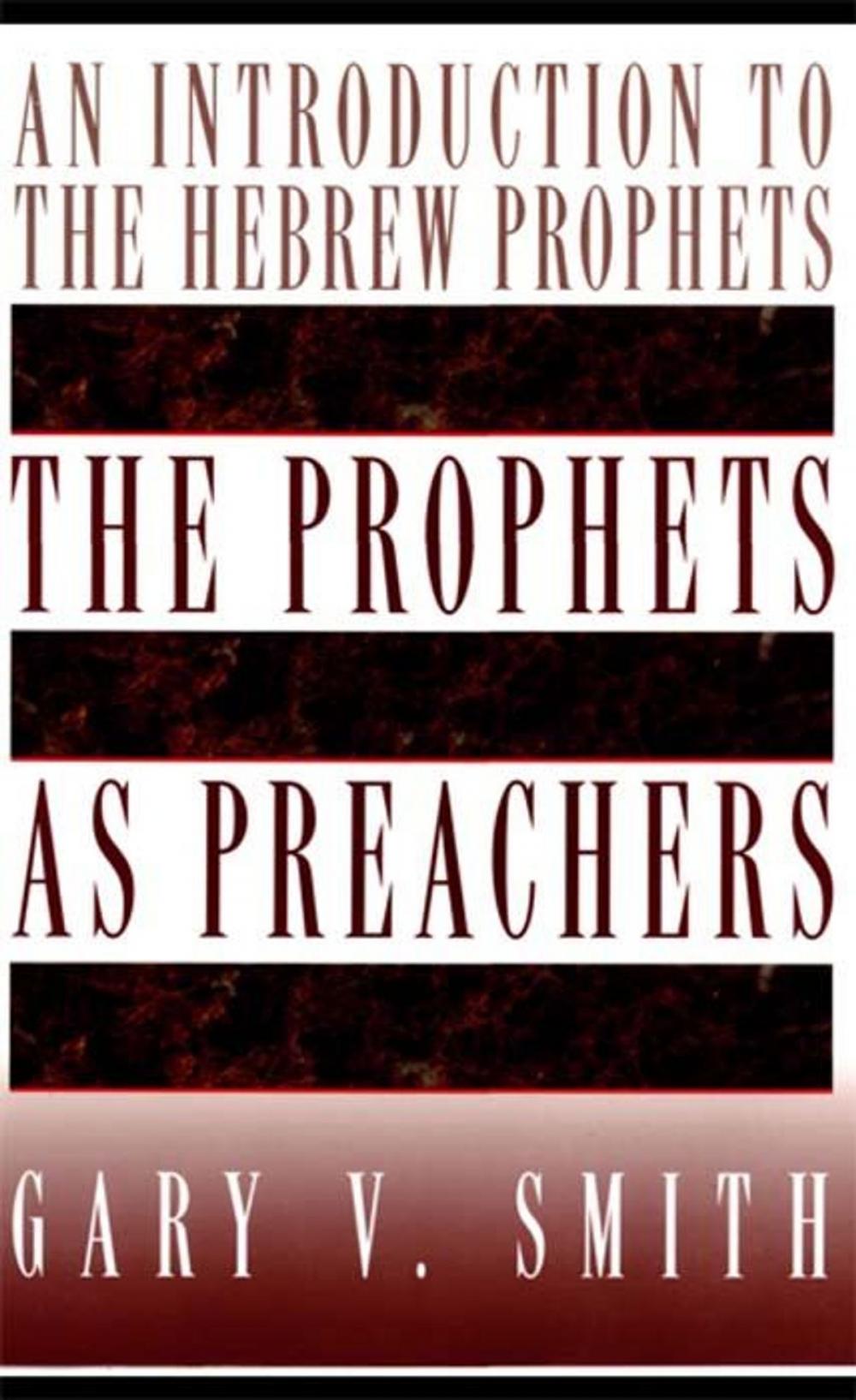 Big bigCover of The Prophets as Preachers