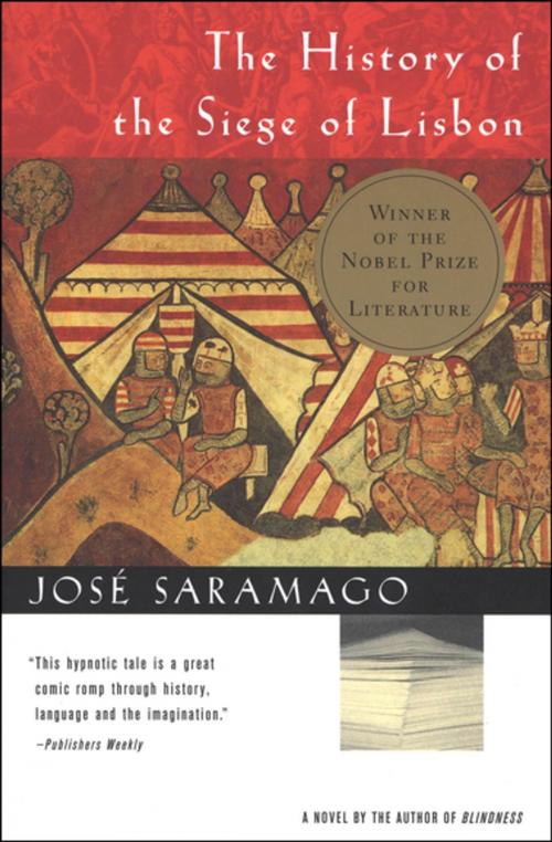 Cover of the book The History of the Siege of Lisbon by José Saramago, Houghton Mifflin Harcourt