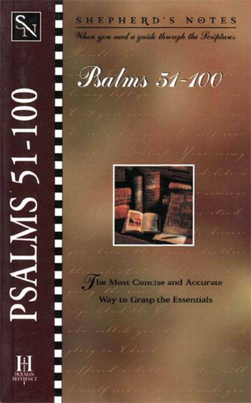 Big bigCover of Shepherd's Notes: Psalms 51-100