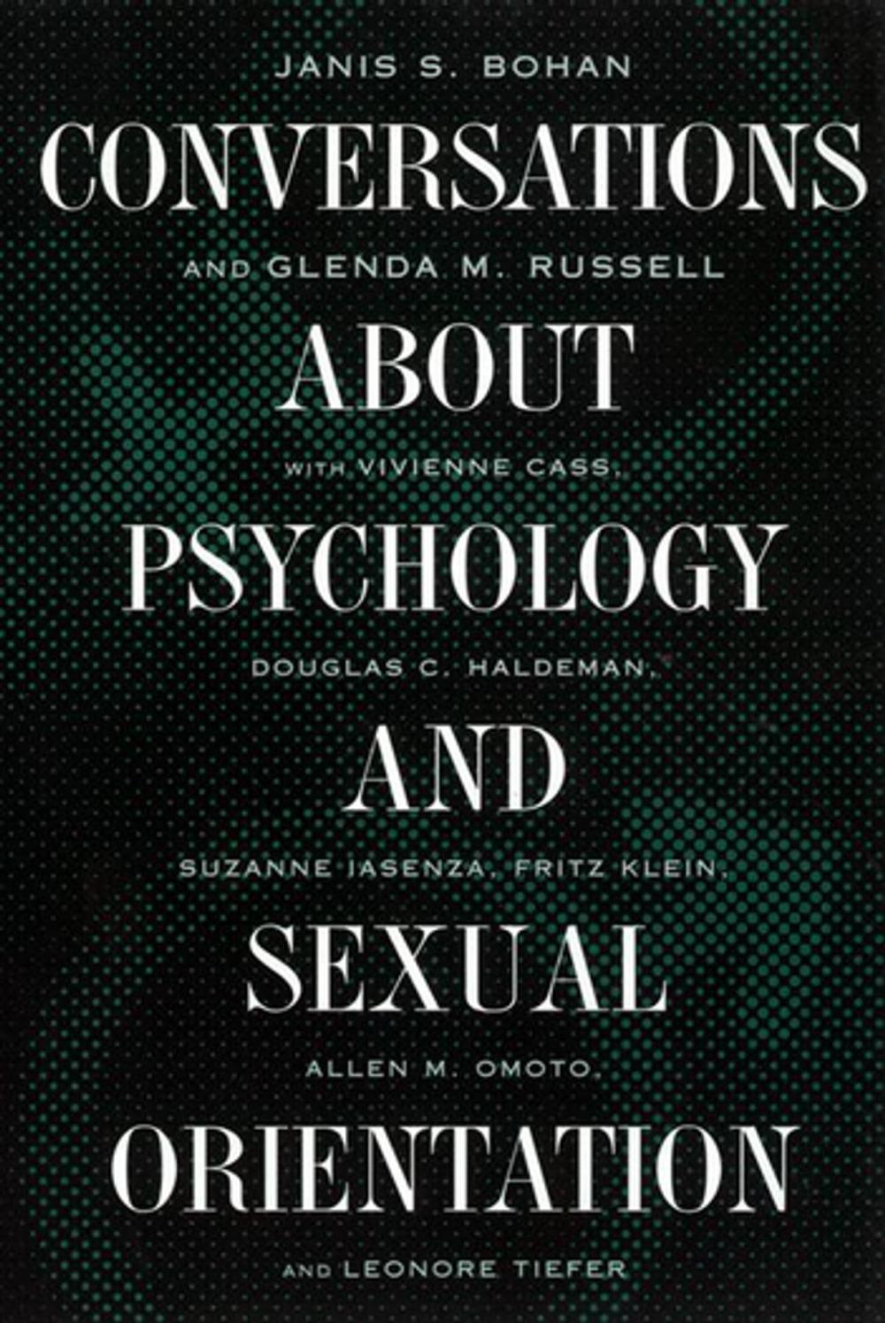 Big bigCover of Conversations about Psychology and Sexual Orientation