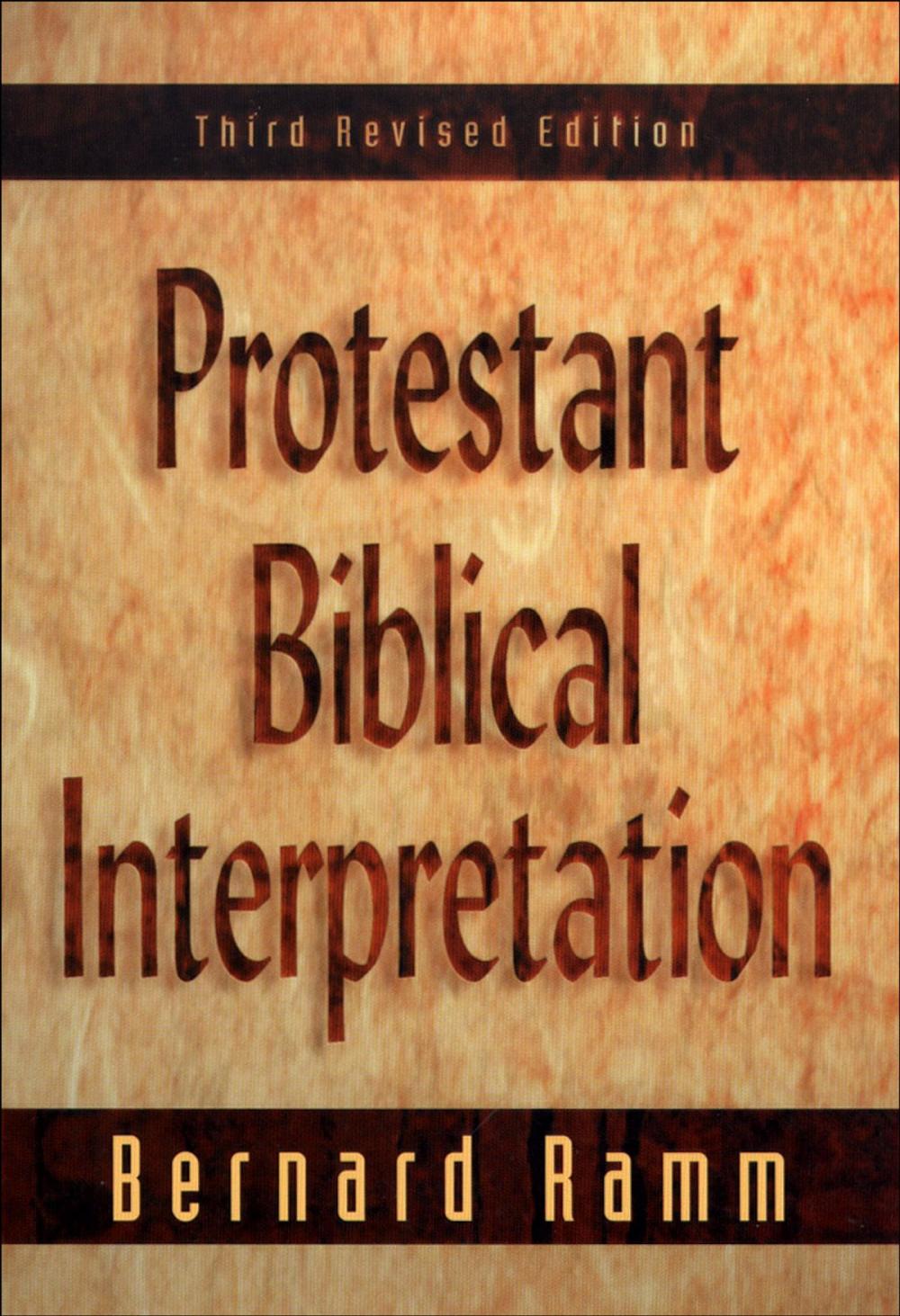 Big bigCover of Protestant Biblical Interpretation