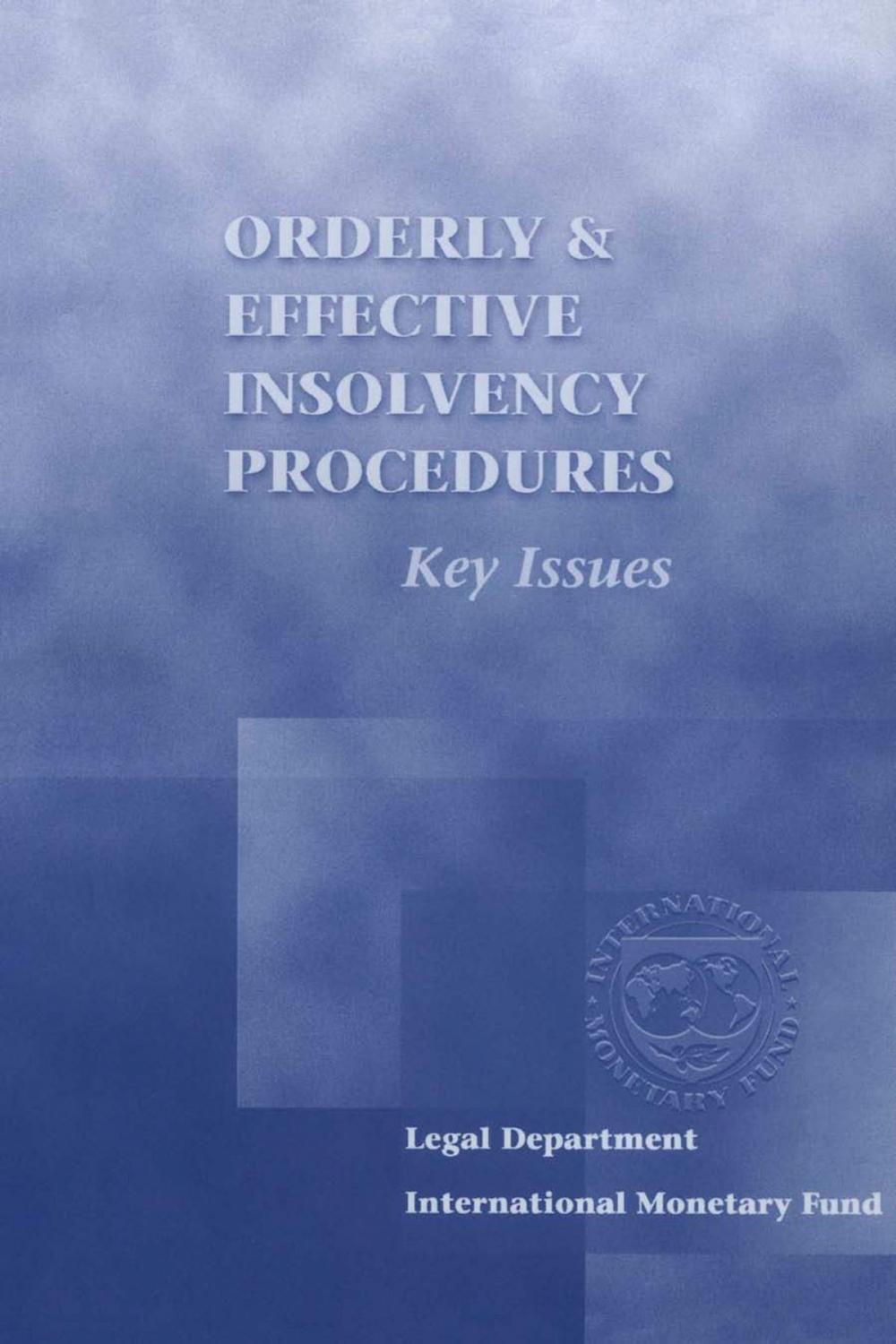 Big bigCover of Orderly and Effective Insolvency Procedures