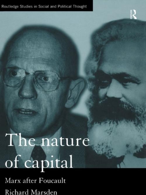 Cover of the book The Nature of Capital by Richard Marsden, Taylor and Francis