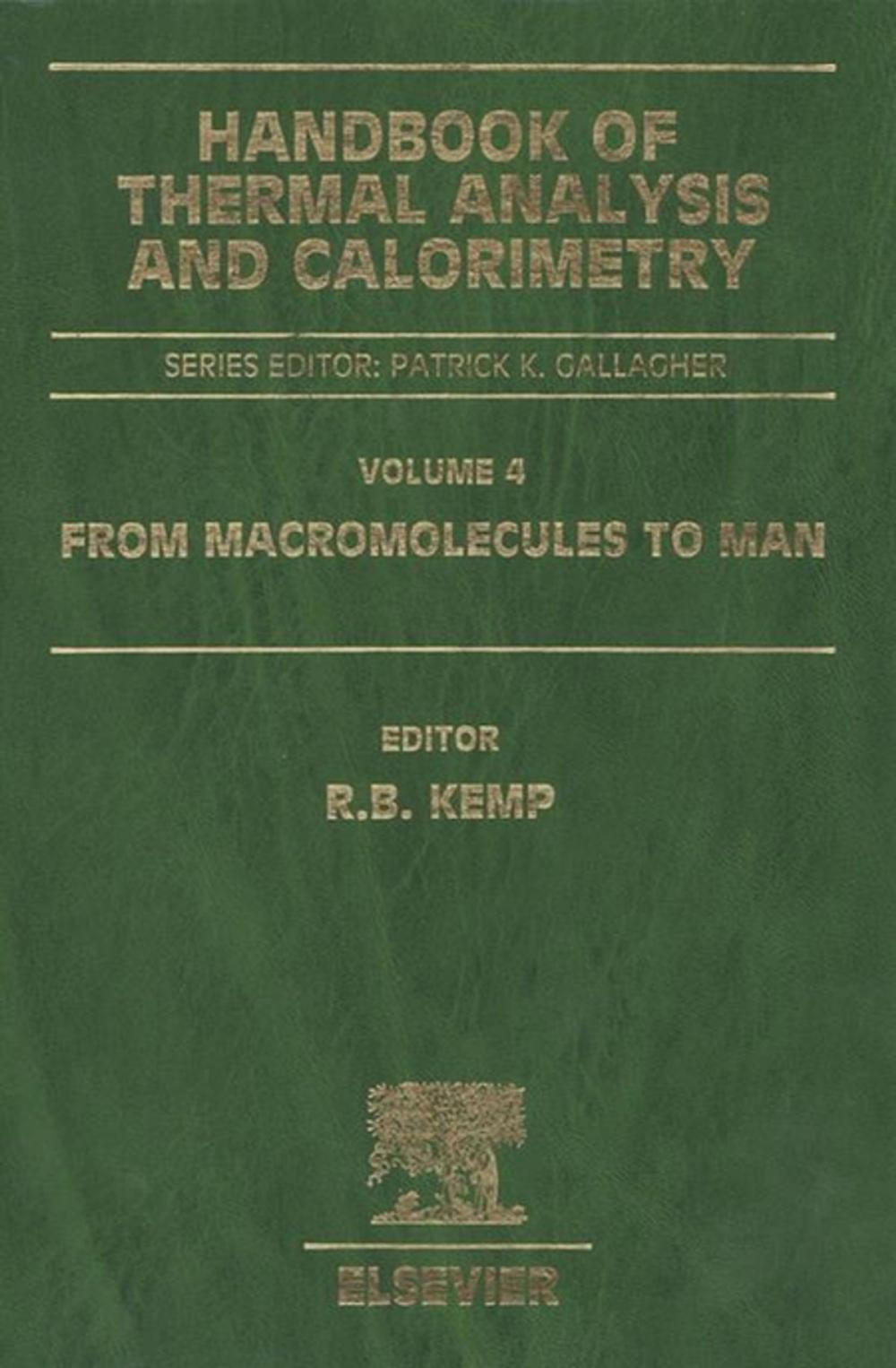 Big bigCover of Handbook of Thermal Analysis and Calorimetry