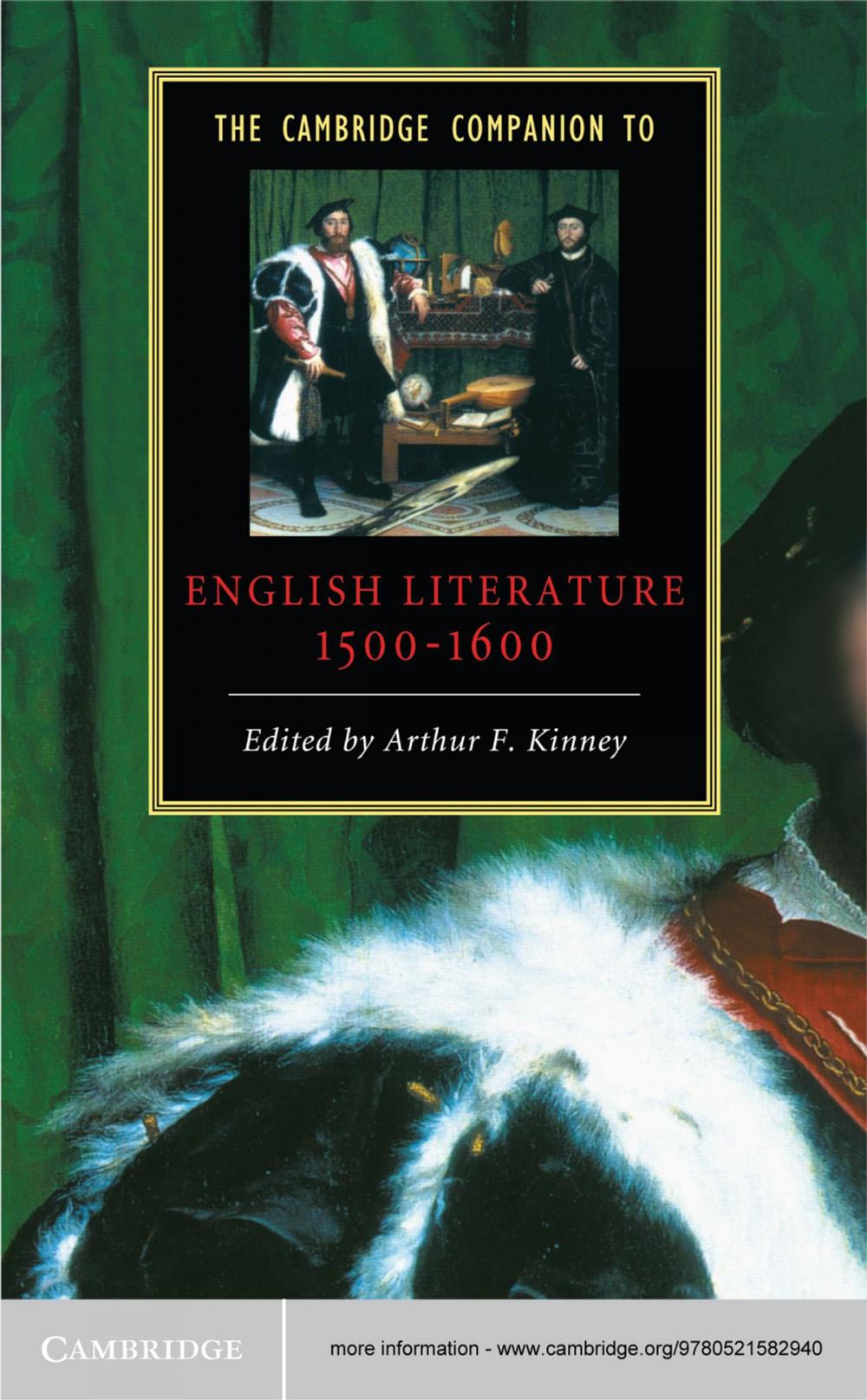 Big bigCover of The Cambridge Companion to English Literature, 1500–1600