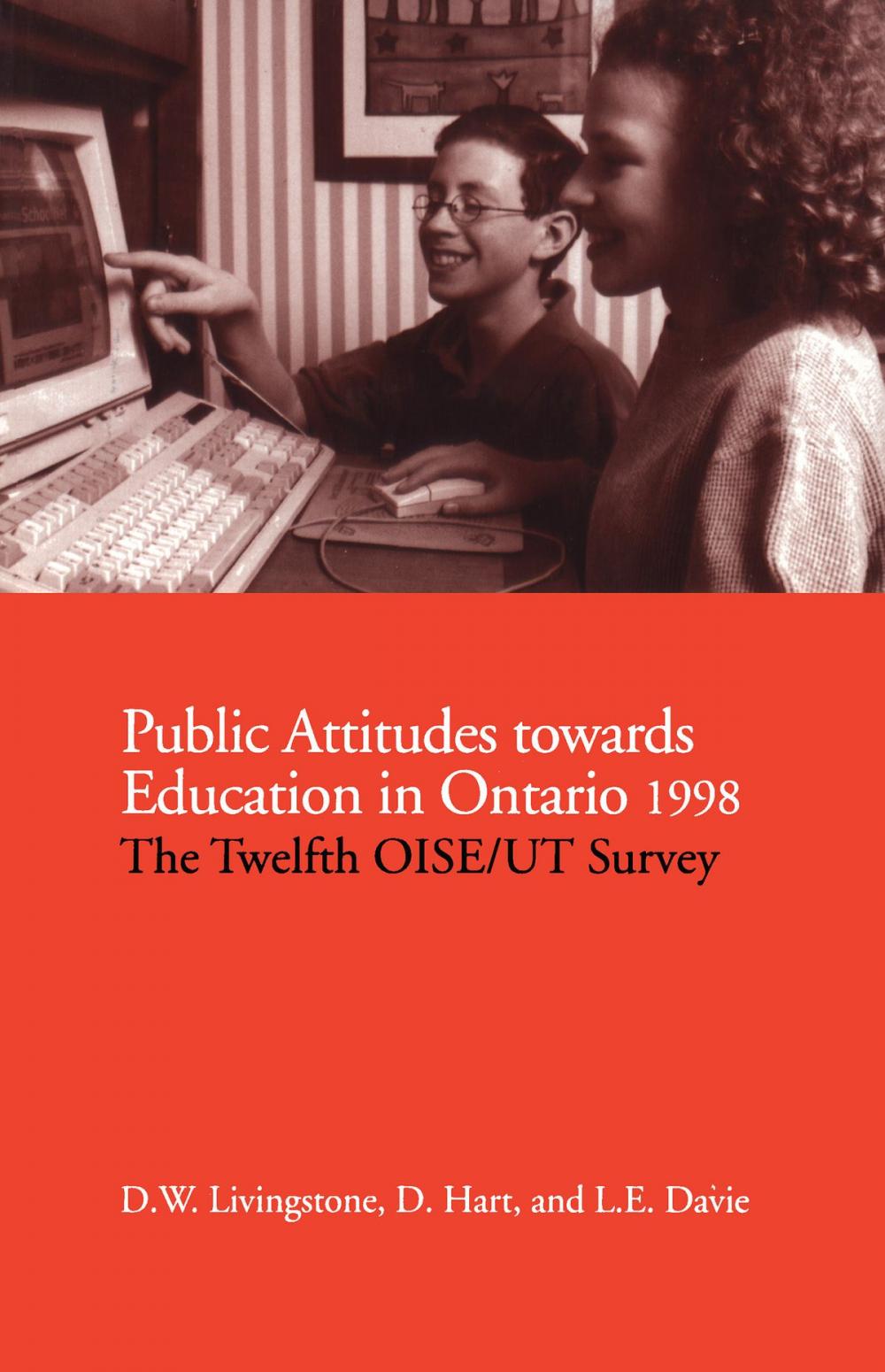 Big bigCover of Public Attitudes Towards Education in Ontario 1998