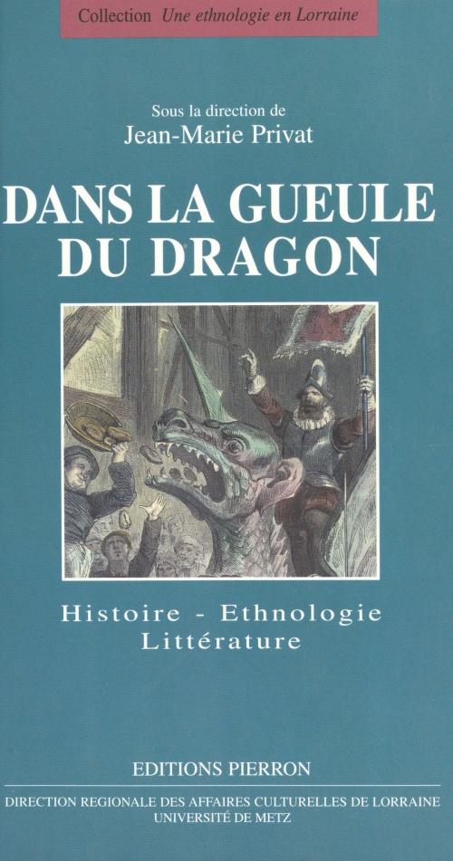 Cover of the book Dans la gueule du dragon : histoire, ethnologie, littérature by Jean-Marie Privat, FeniXX réédition numérique
