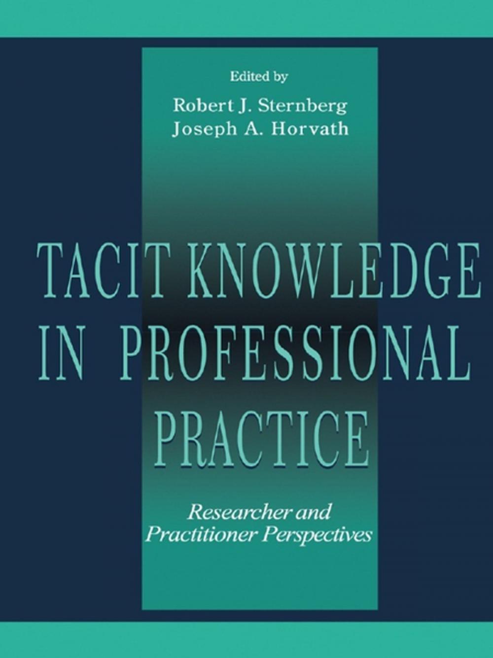 Big bigCover of Tacit Knowledge in Professional Practice