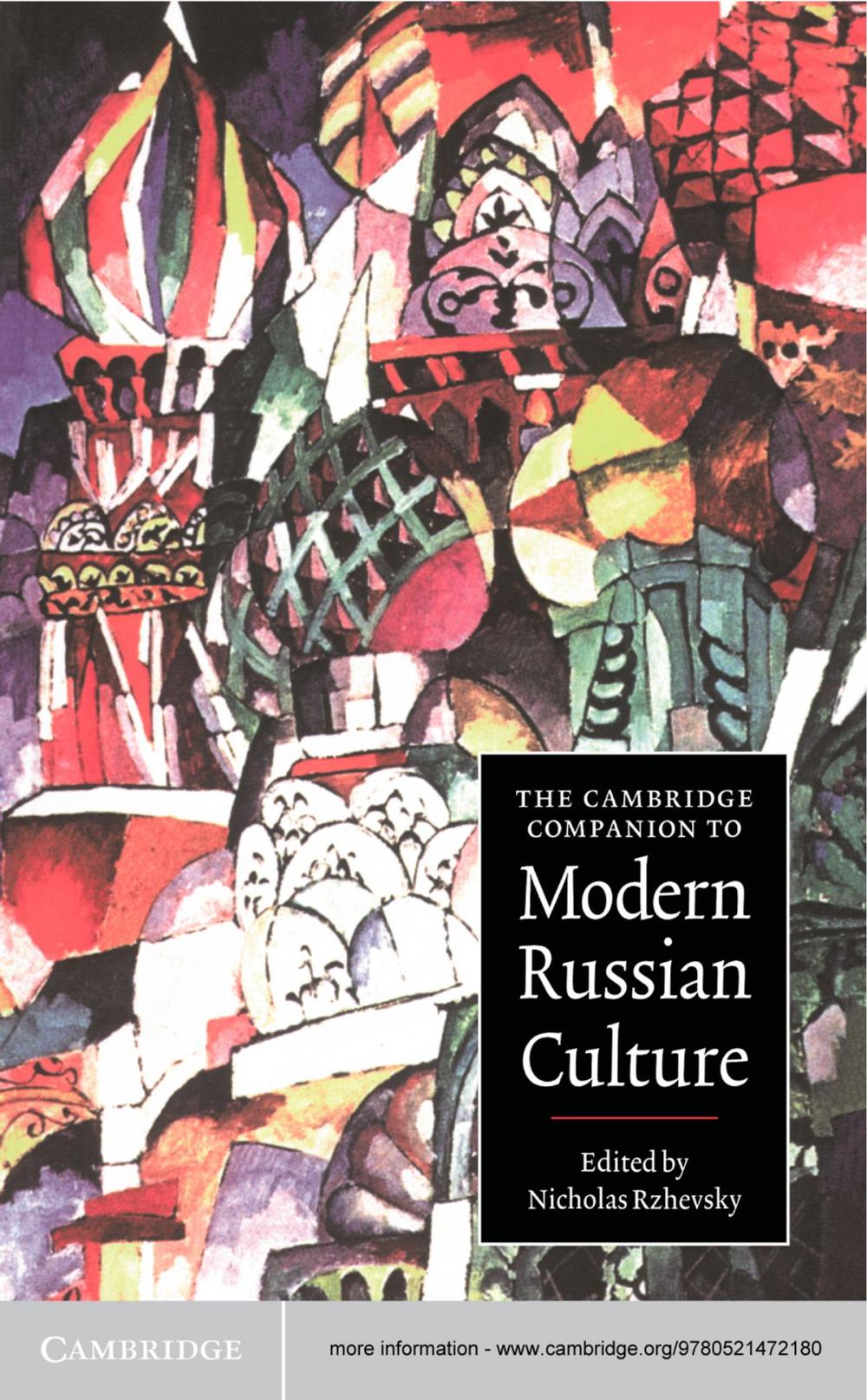 Big bigCover of The Cambridge Companion to Modern Russian Culture