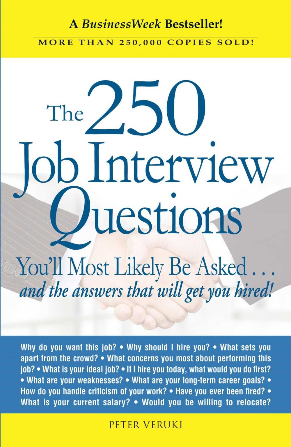 Big bigCover of The 250 Job Interview Questions