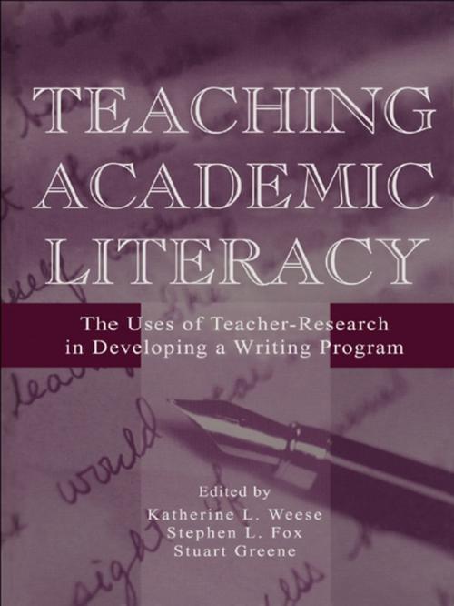 Cover of the book Teaching Academic Literacy by , Taylor and Francis