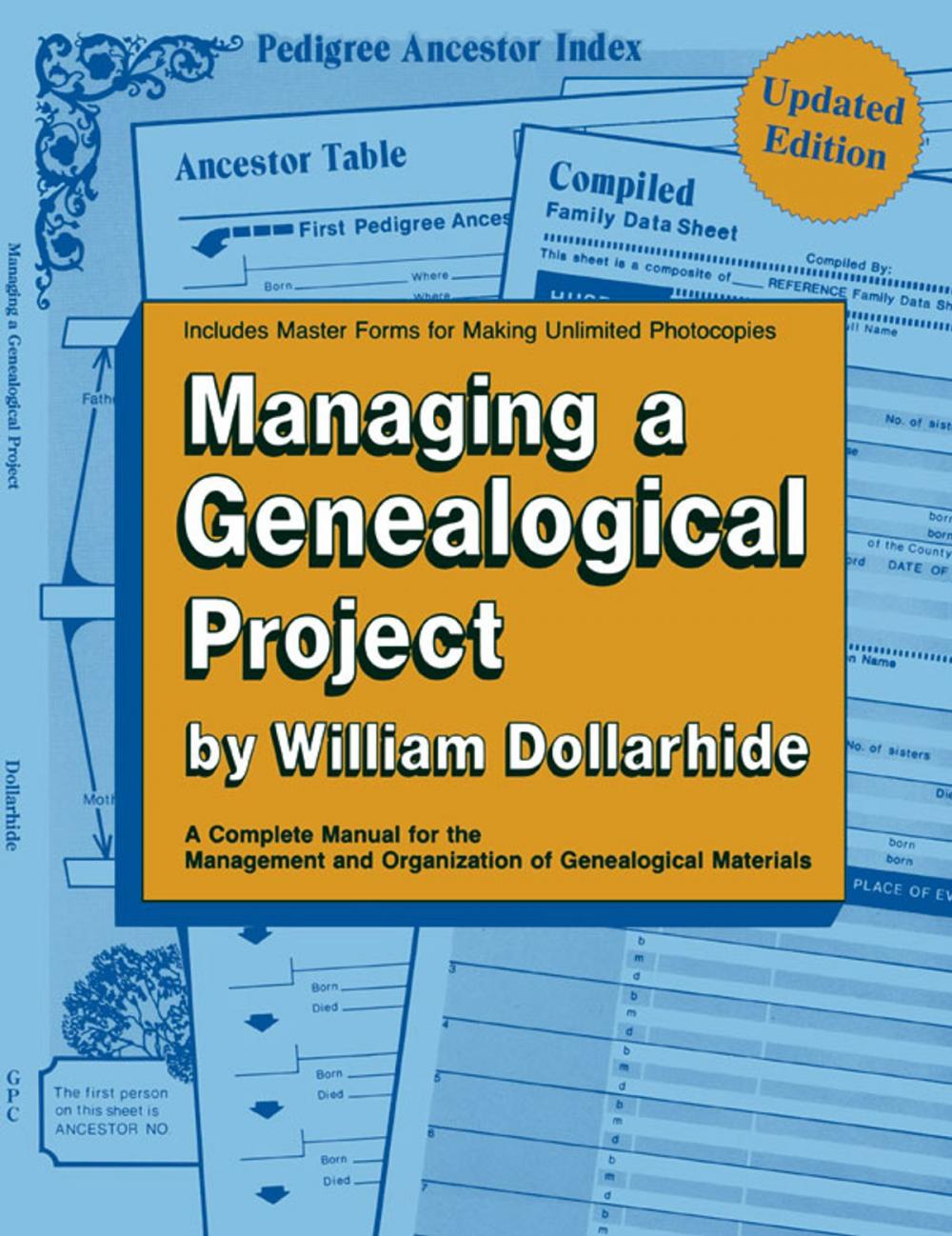 Big bigCover of Managing a Genealogical Project