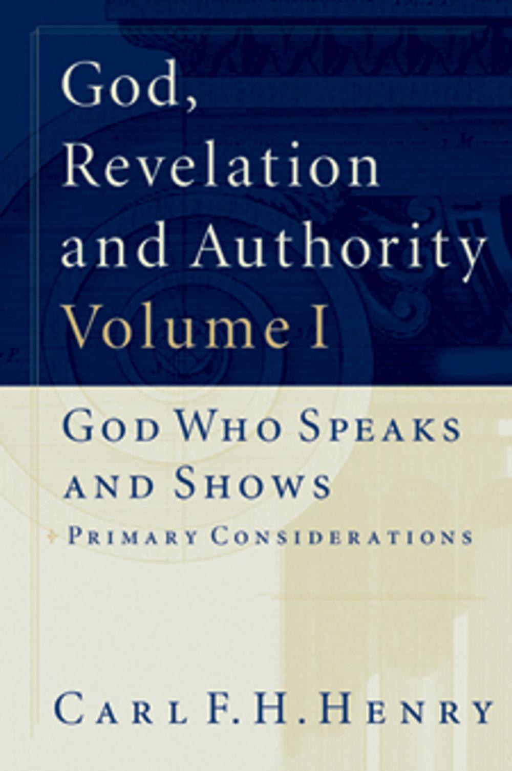 Big bigCover of God, Revelation and Authority (Set of 6)