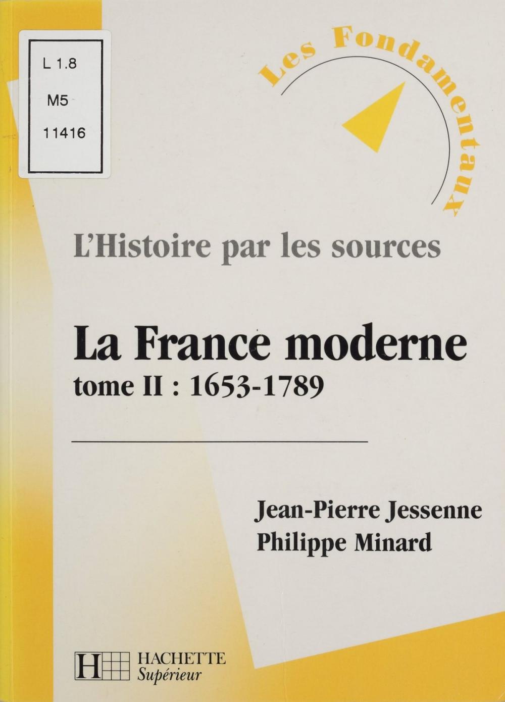 Big bigCover of La France moderne (2)