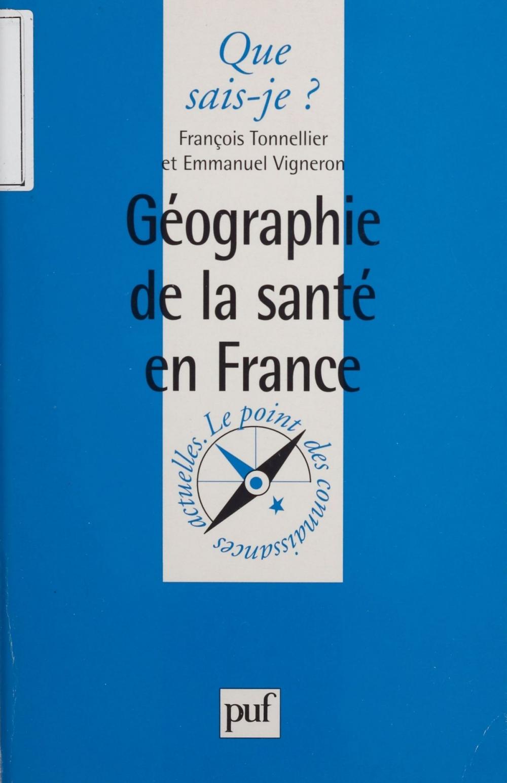 Big bigCover of Géographie de la santé en France