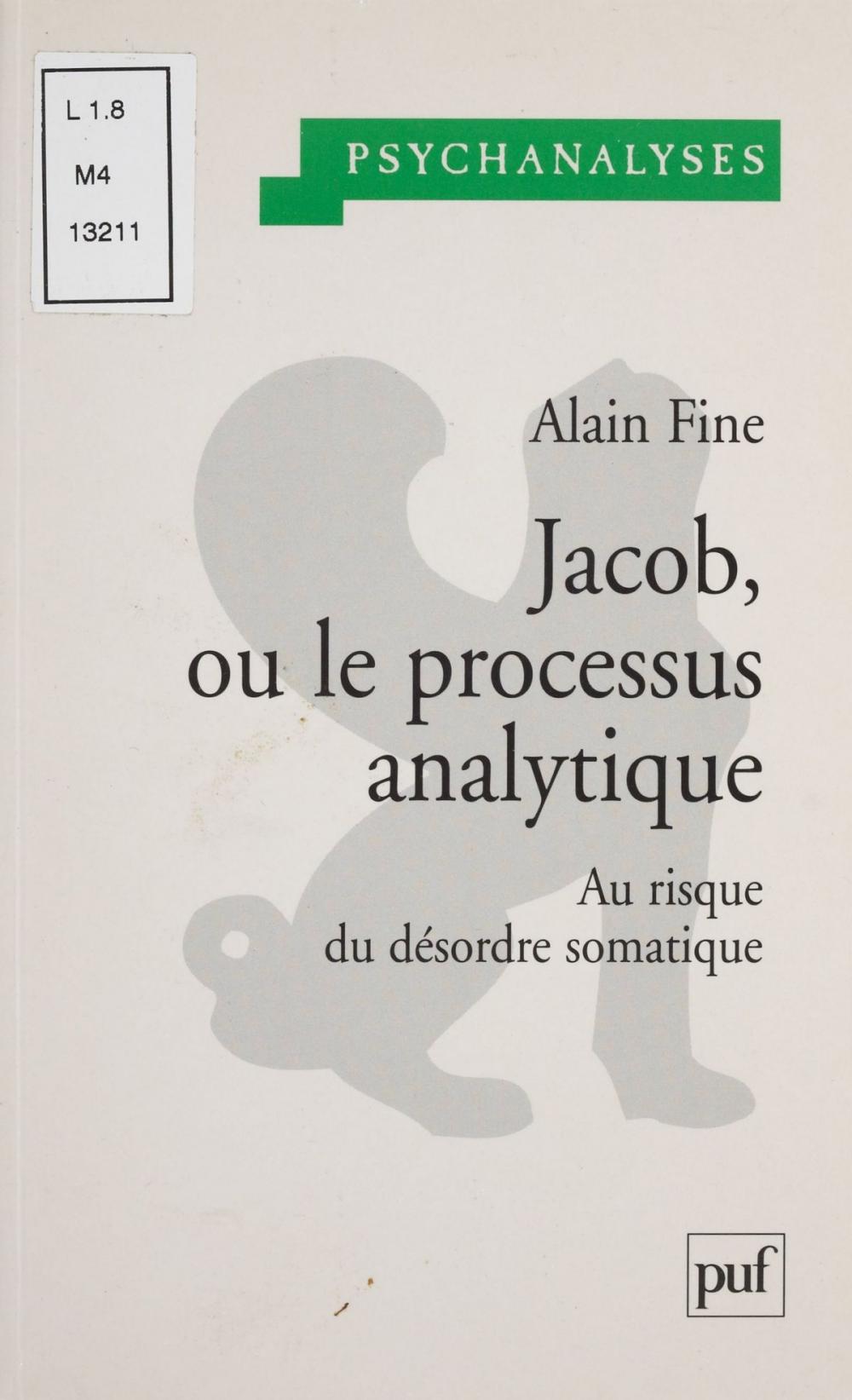 Big bigCover of Jacob ou Le processus analytique