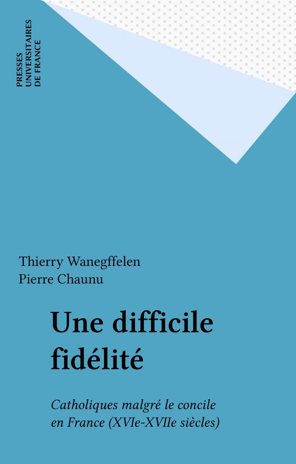 Big bigCover of Une difficile fidélité