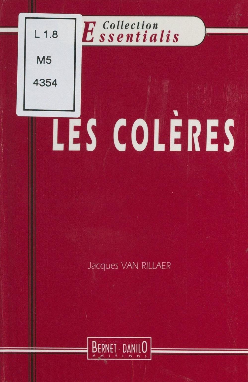 Big bigCover of Les colères