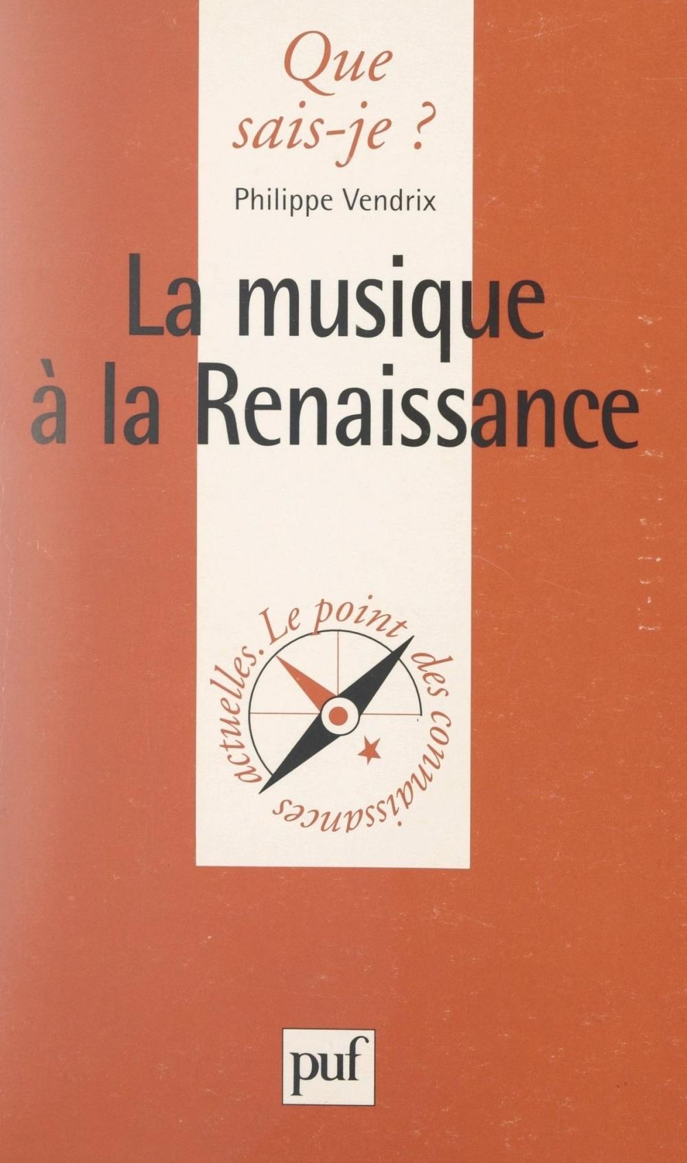 Big bigCover of La musique à la Renaissance