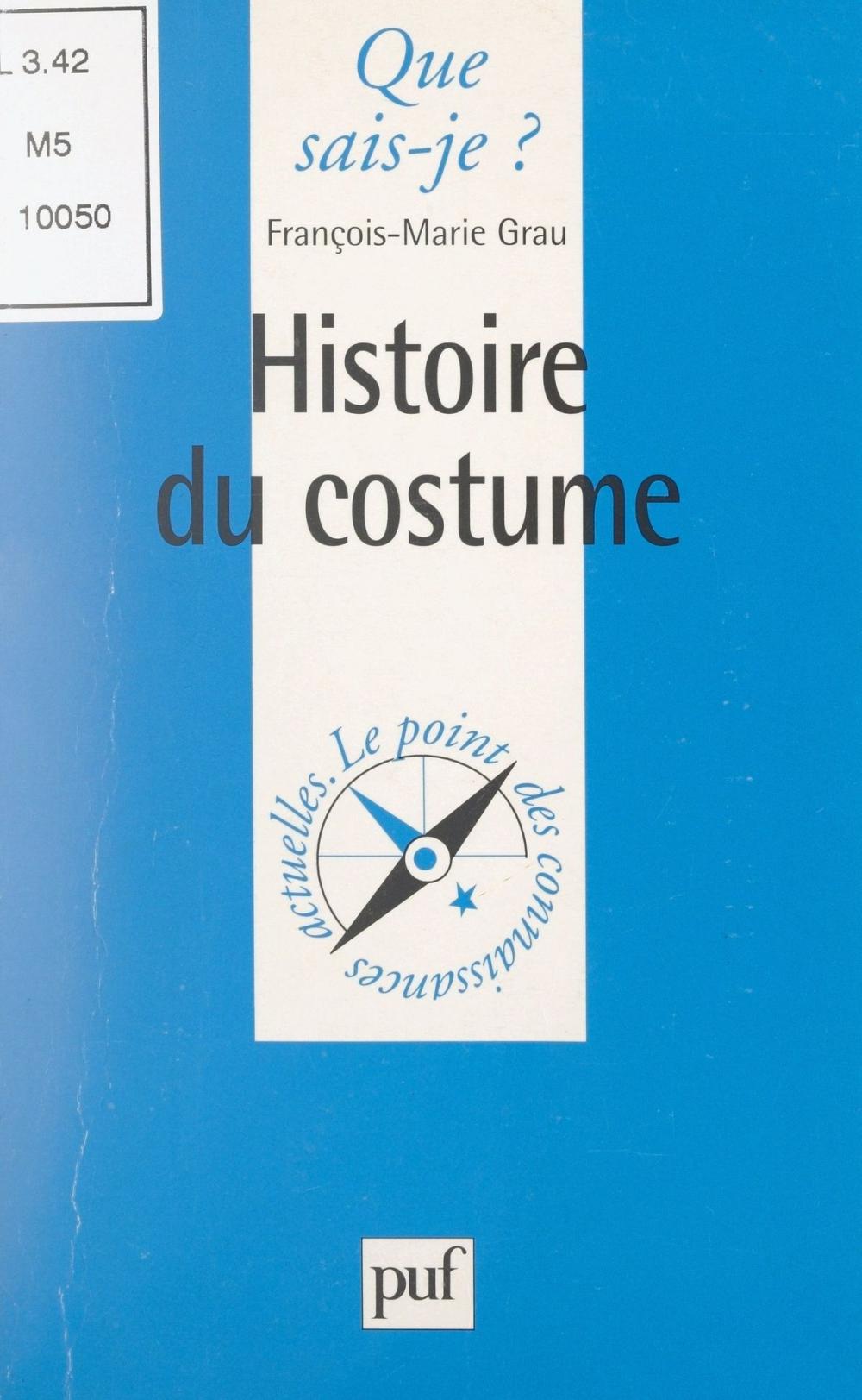 Big bigCover of Histoire du costume