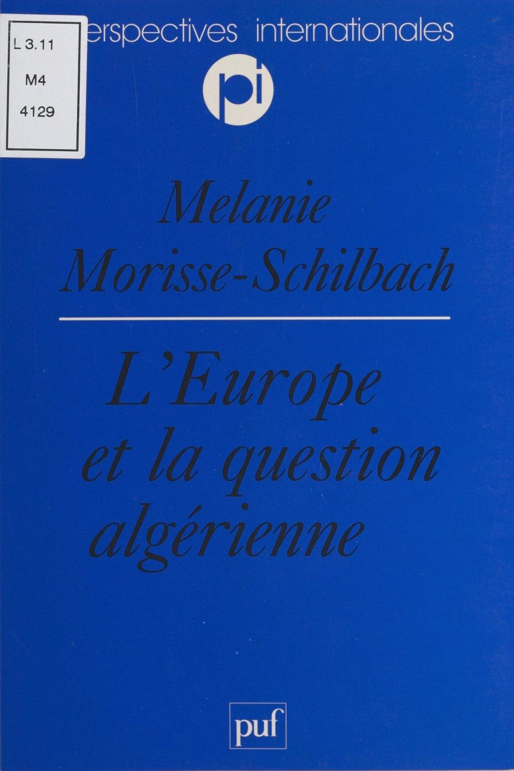 Big bigCover of L'Europe et la question algérienne