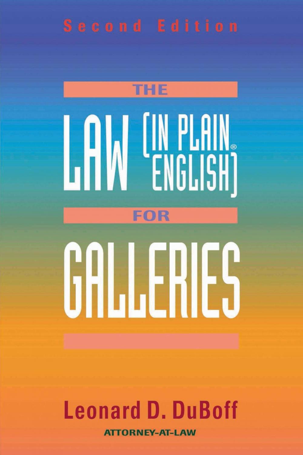 Big bigCover of The Law (in Plain English) for Galleries