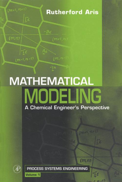 Cover of the book Mathematical Modeling by Rutherford Aris, Elsevier Science