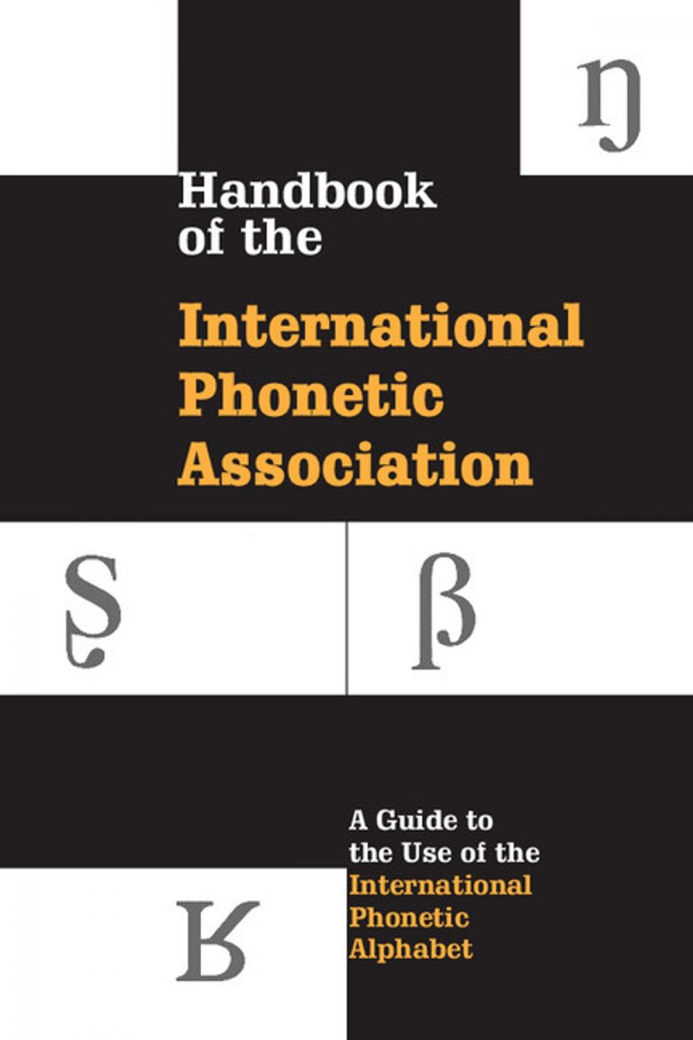 Big bigCover of Handbook of the International Phonetic Association