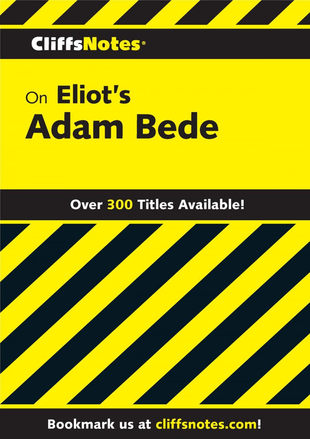 Big bigCover of CliffsNotes on Eliot's Adam Bede