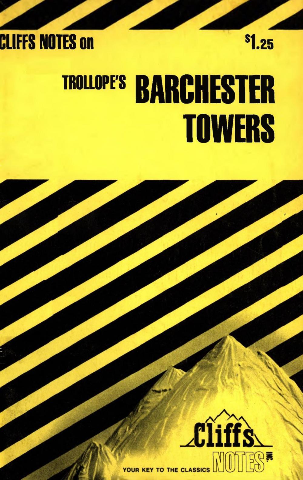 Big bigCover of CliffsNotes on Trollope's Barchester Towers